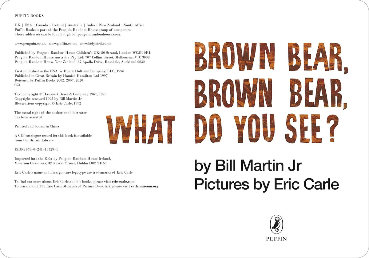 Brown Bear, Brown Bear, What Do You See?: The classic children's book, perfect for early readers