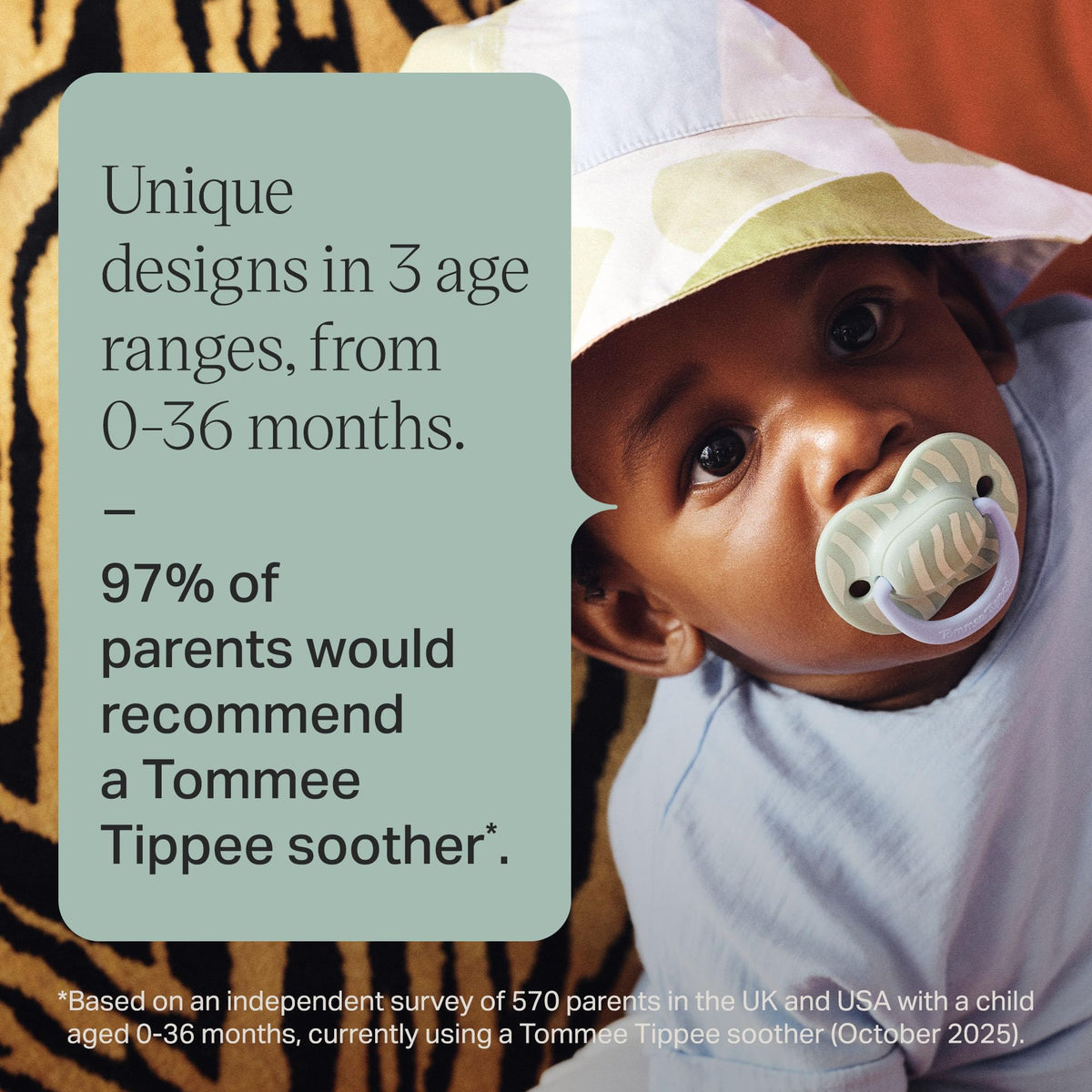 Tommee Tippee Ultimate Fit Orthodontic Dummy 18-36m Silicone Pack of 4