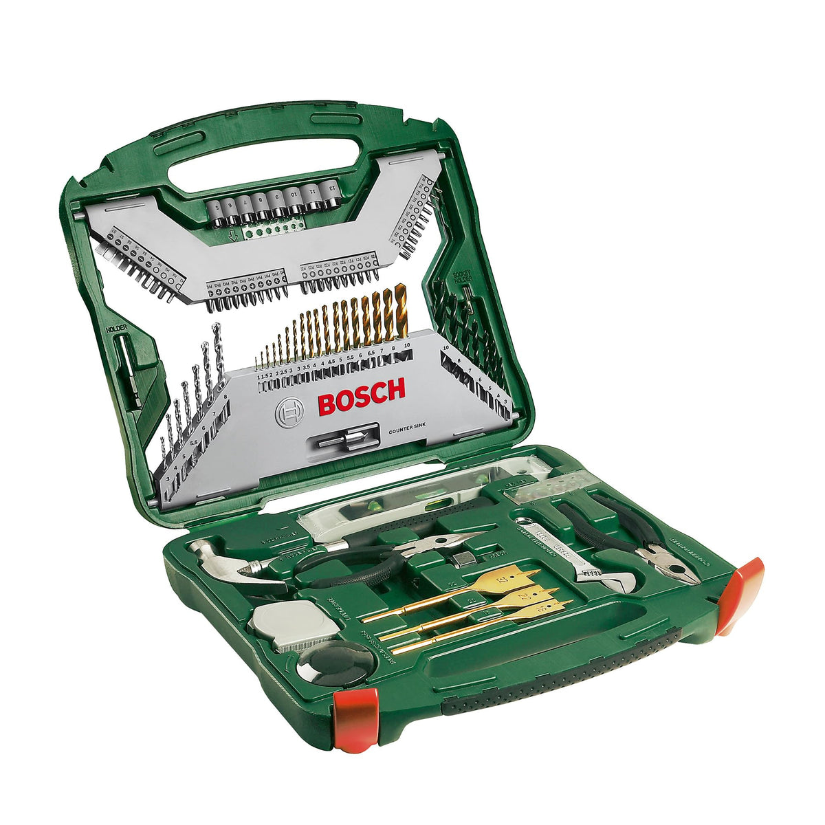 Bosch 34pc. X-Line Drill and Screwdriver Bit Set (for Wood, Masonary and Metal, Accessories Drill and Screwdriver)
