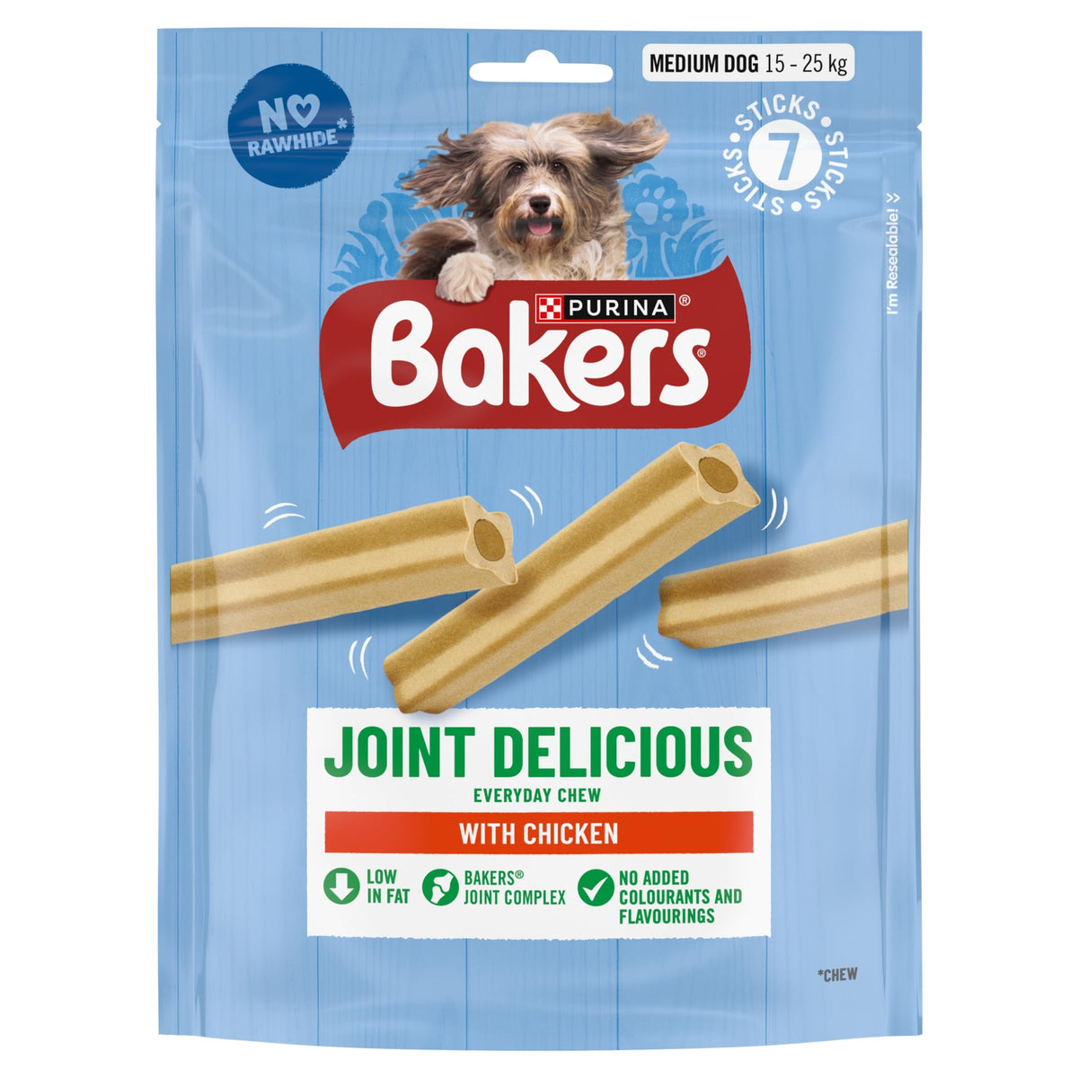 BAKERS Sizzlers Bacon Dog Treats 315g (Pack of 3)
