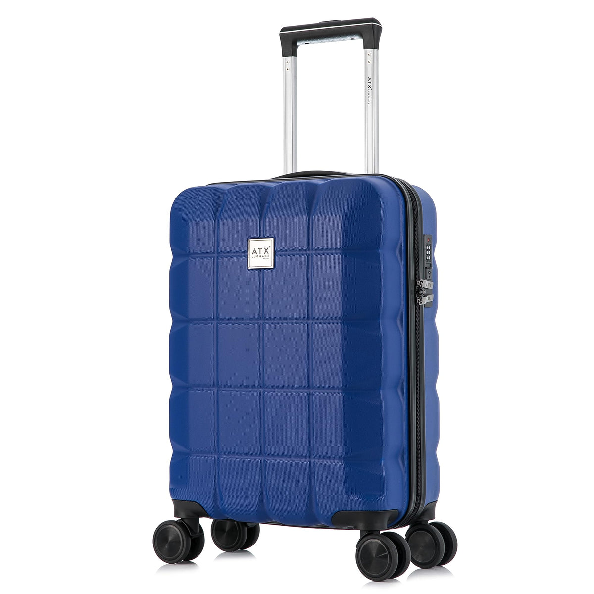 ATX 28 Inch Suitcase Large 110L – Lightweight Hard Shell Checked Luggage, 4 Wheels, TSA Lock, 30KG Capacity, Black
