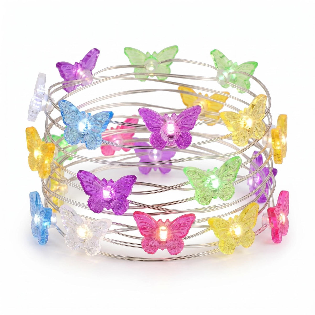 2M 20 LED Pink Cherry Blossom Fairy Lights, Battery Operated Flower String Lights for Bedroom Decor, Indoor Spring and Christmas Decorations, Girls Room Gift (Flowers)
