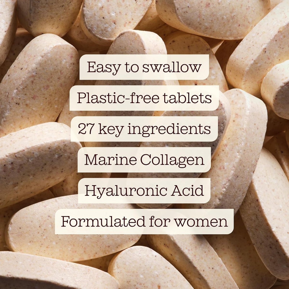 Free Soul Women's Multivitamins with Marine Collagen & Hyaluronic Acid
