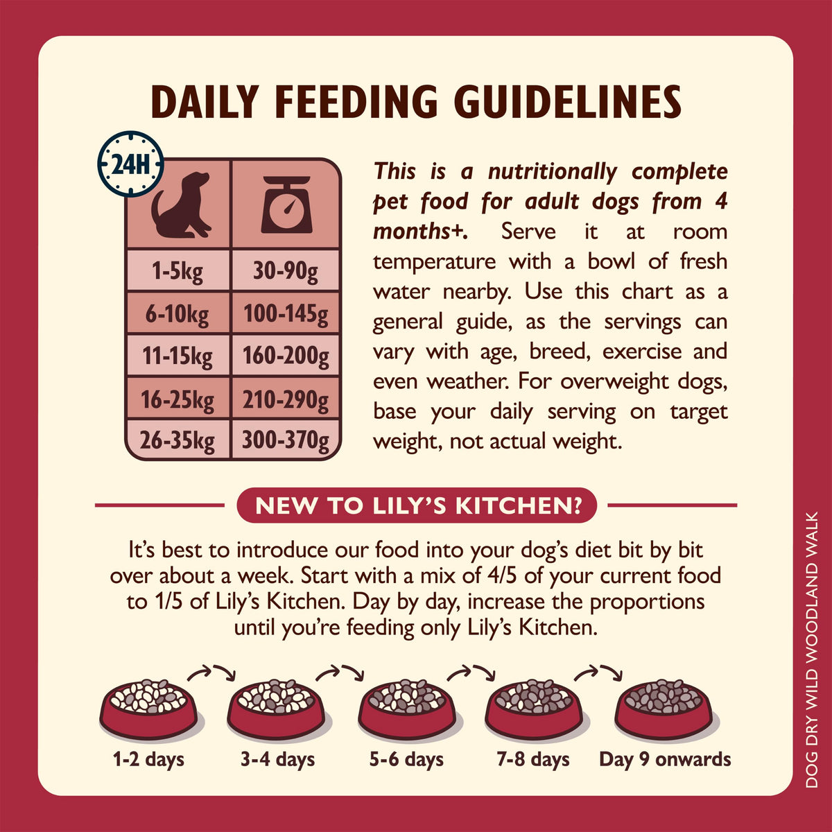 Lily's Kitchen Made with Natural Ingredients Adult Dry Dog Food Chicken & Duck Grain-Free Recipe 2.5kg Bag