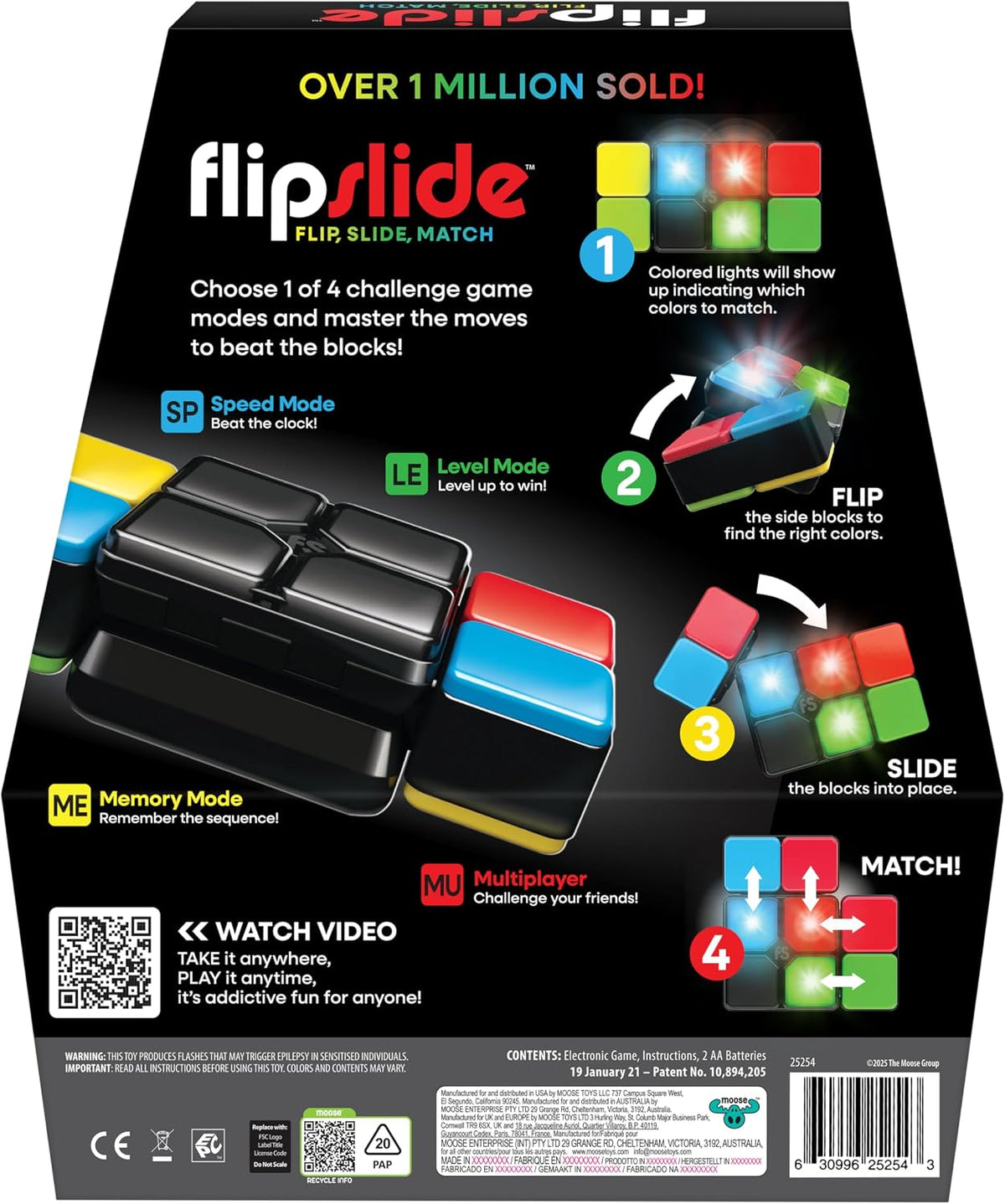 FlipSlide 25254 EA Flip Slide, Multicolor
