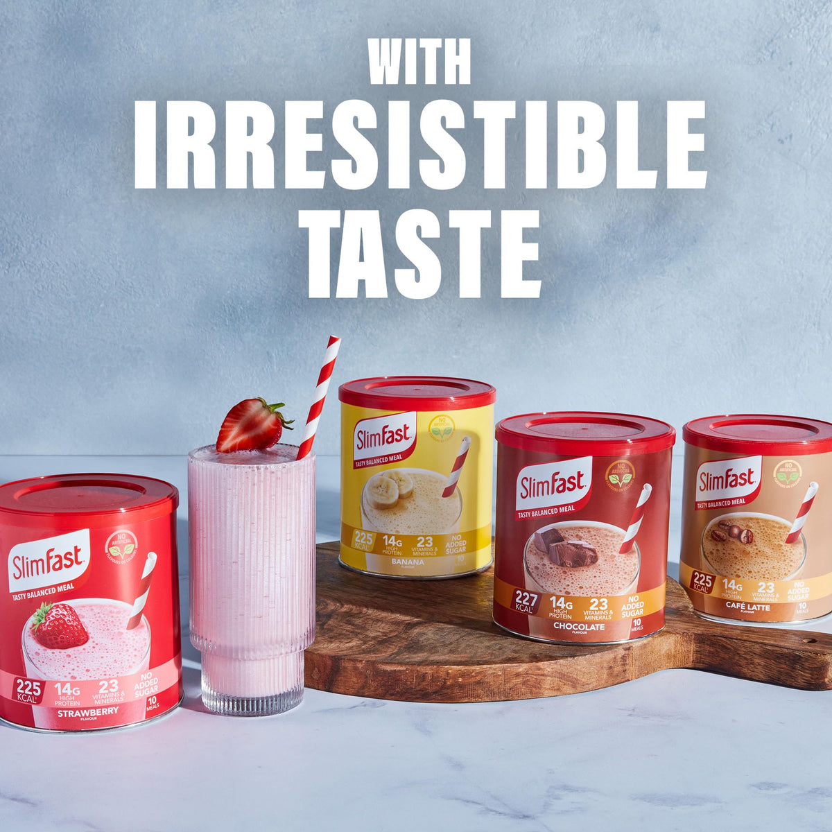 SlimFast • Meal Replacement Powder • Caramelised Biscuit Flavour • 584g