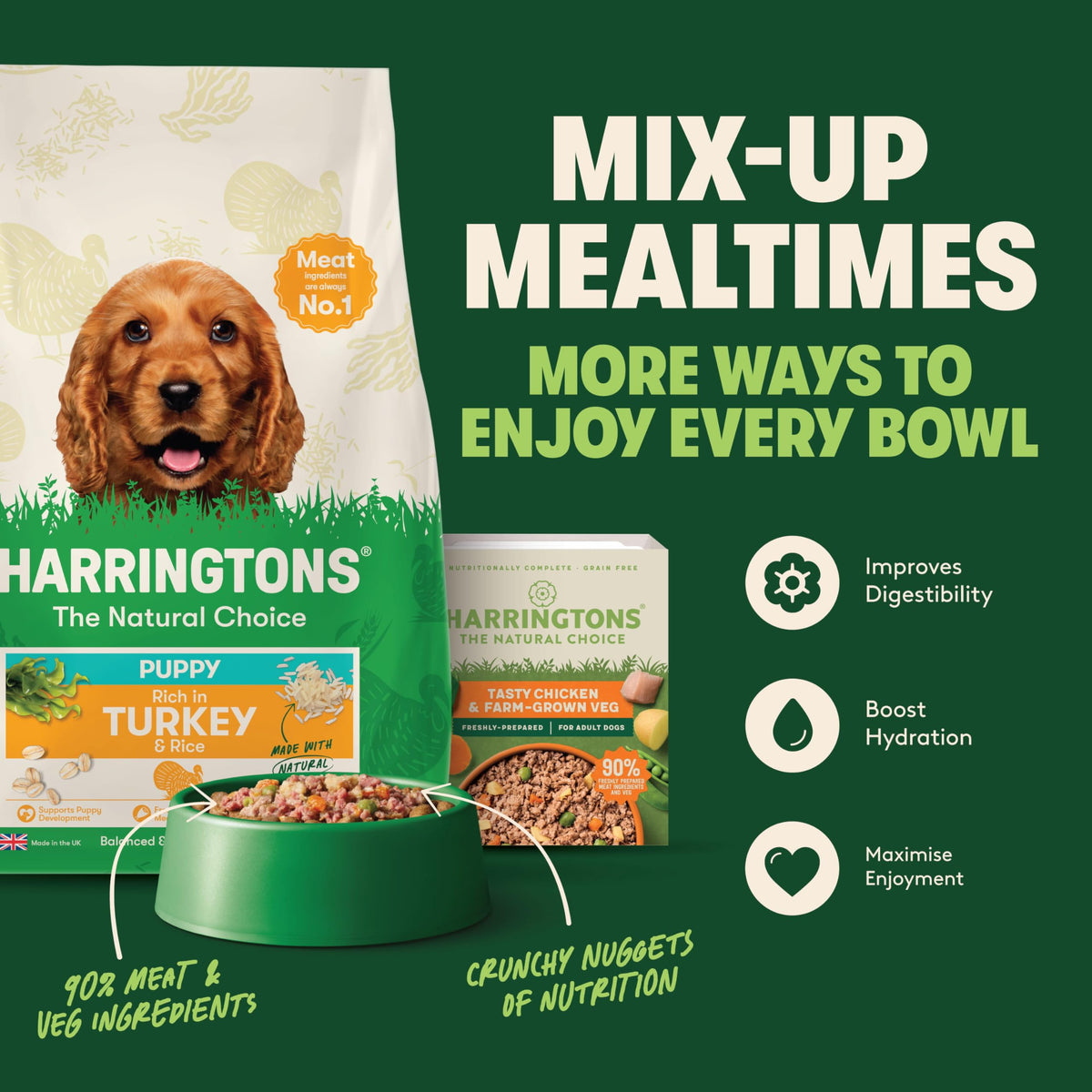 Harringtons Complete Dry Puppy Food Turkey & Rice 10kg
