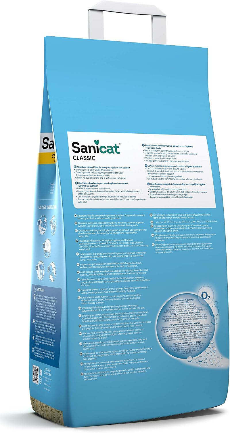 Sanicat - Classic Fragrance-Free cat litter 10L capacity
