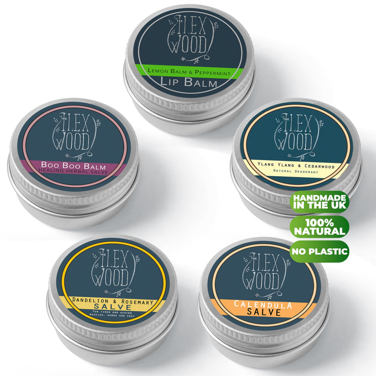 The Ilex Wood Lemon Balm & Peppermint Natural Lip Balm 10ml