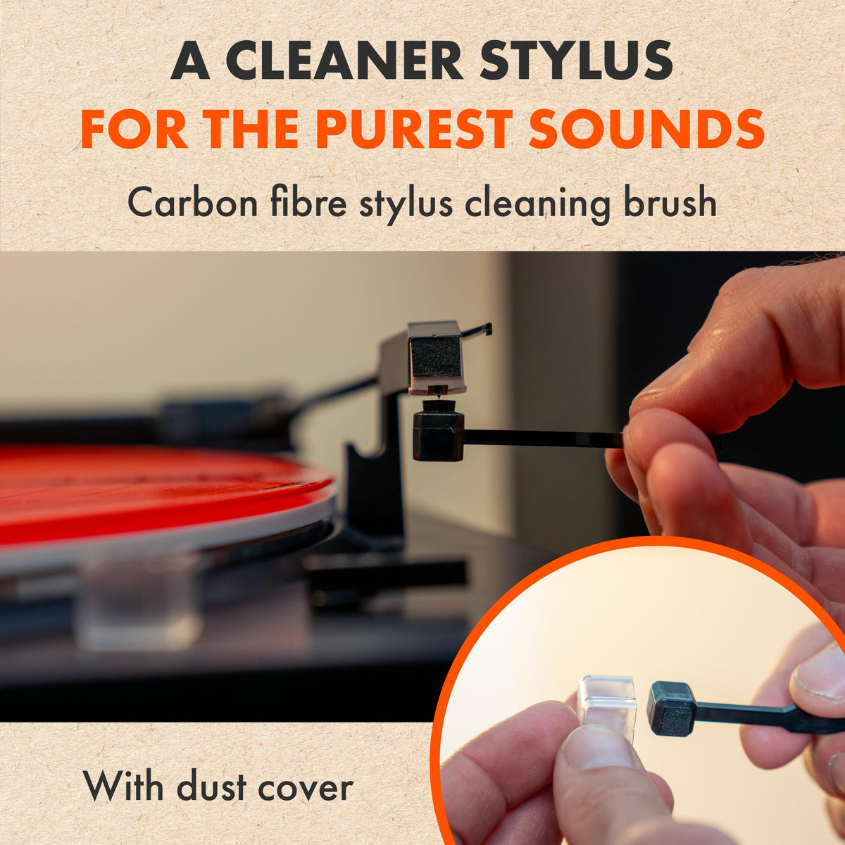 SPINCARE Vinyl Record Cleaner Kit | 5-in-1 Essentials Vinyl Cleaning Set