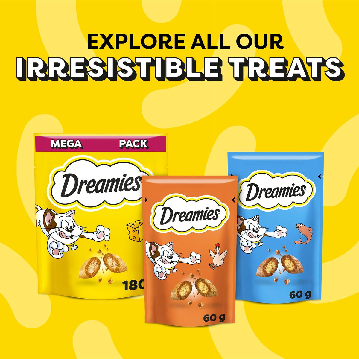 Dreamies Cat Treats Cheese 60g