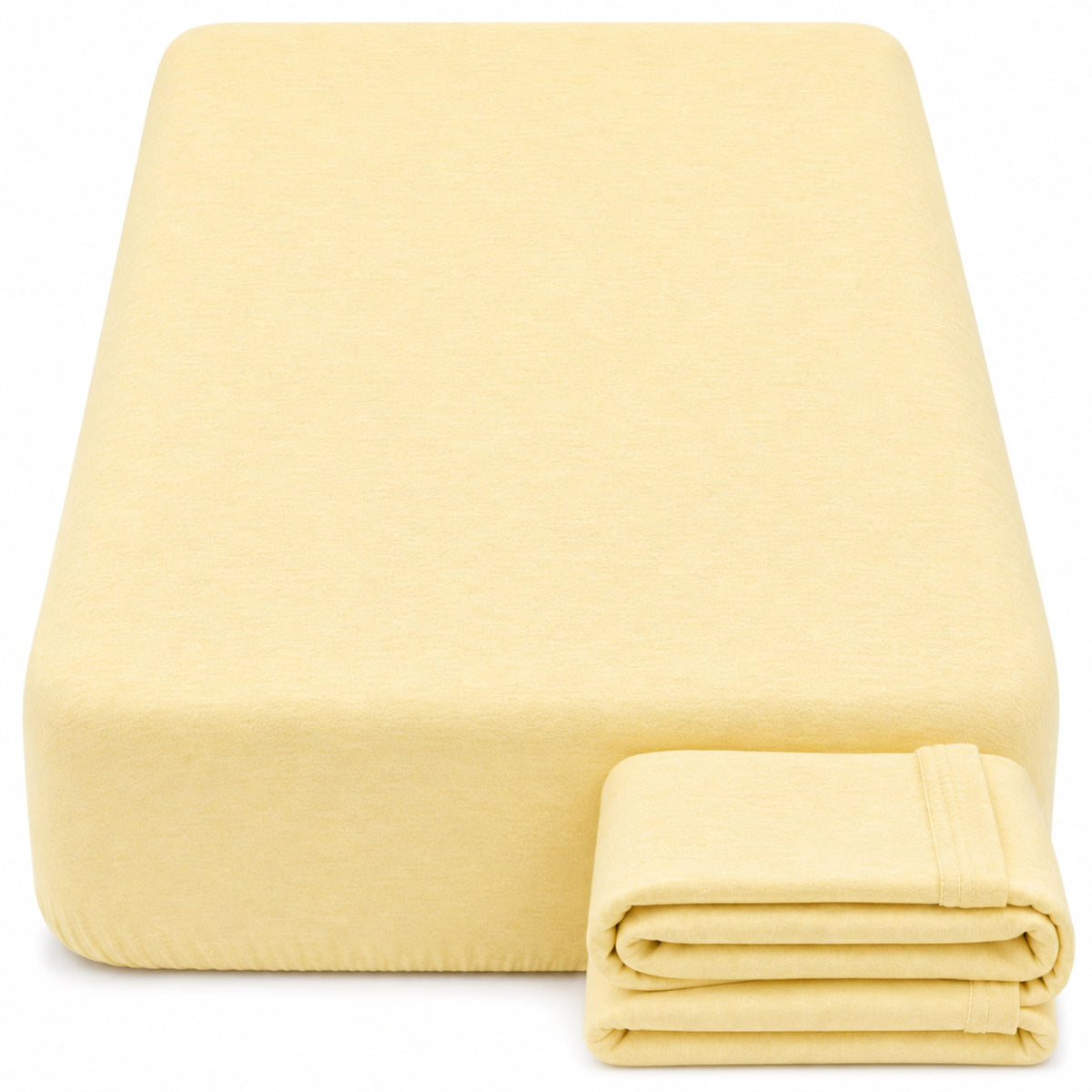 Dudu N Girlie Bedside Crib Sheets 85x51cm – Pink, 2 Pack, Soft Jersey Cotton Fitted Bedding for Co Sleeper & Baby Cribs