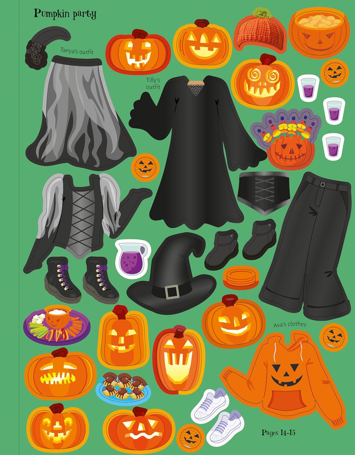 Sticker Dolly Dressing Halloween
