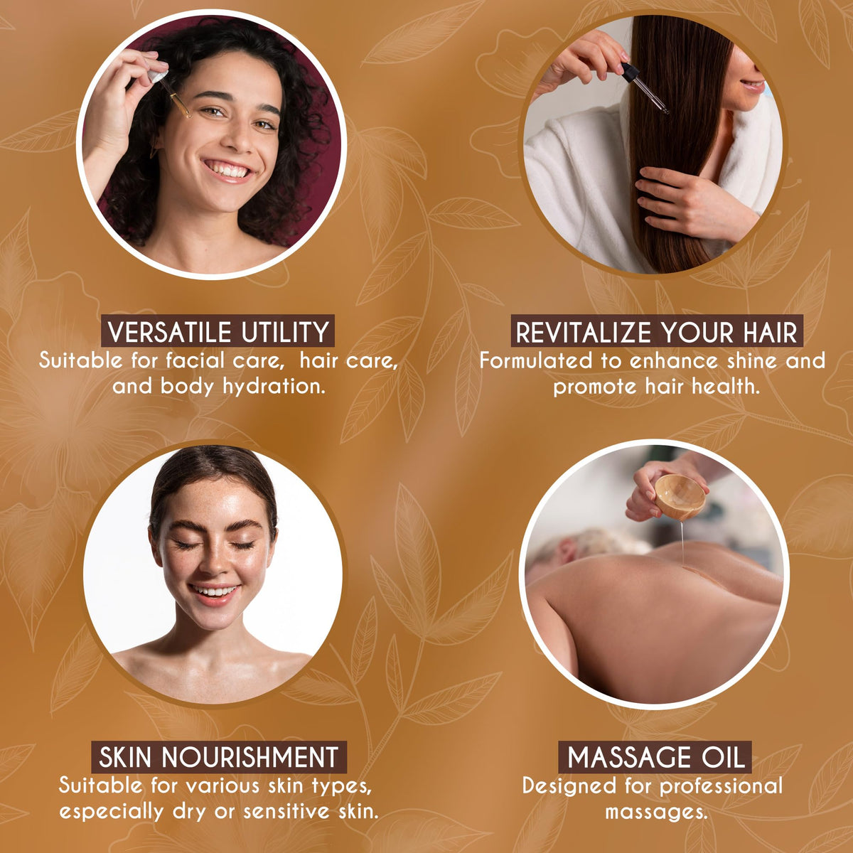 Kanzy Vitamin E Oil for Skin, Hair, Lips and Face - Naturally Sourced Multi-Purpose Plant-Based Vitamin E Oil for Hair Growth as Skincare and Haircare Product for both Men and Women (30 ml)