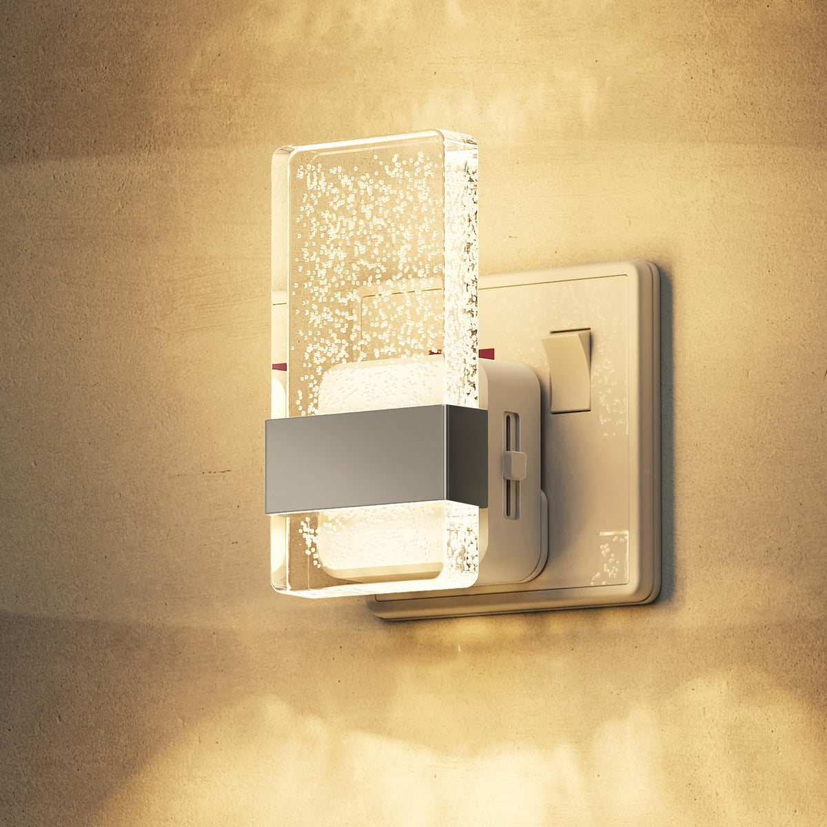 LOHAS-LED Night Light Plug in Wall with Motion Sensor, Dimmable Night Light