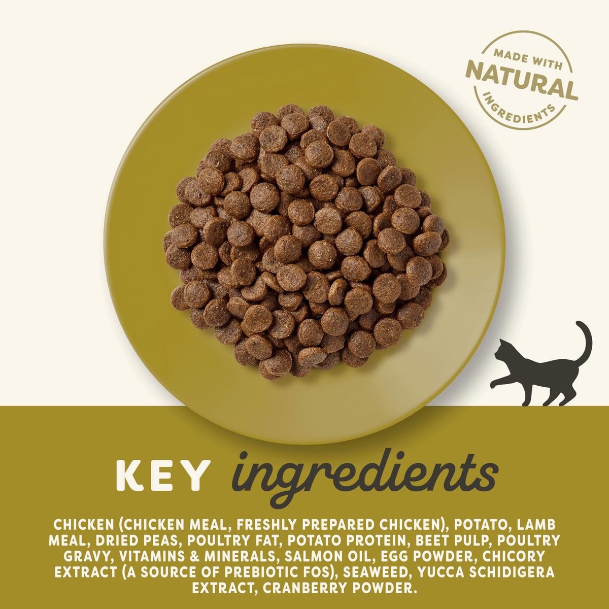 Applaws Complete and Grain Free Dry Kitten Food, Kitten Chicken for all Cats, 2 kg Bag (Pack of 3)