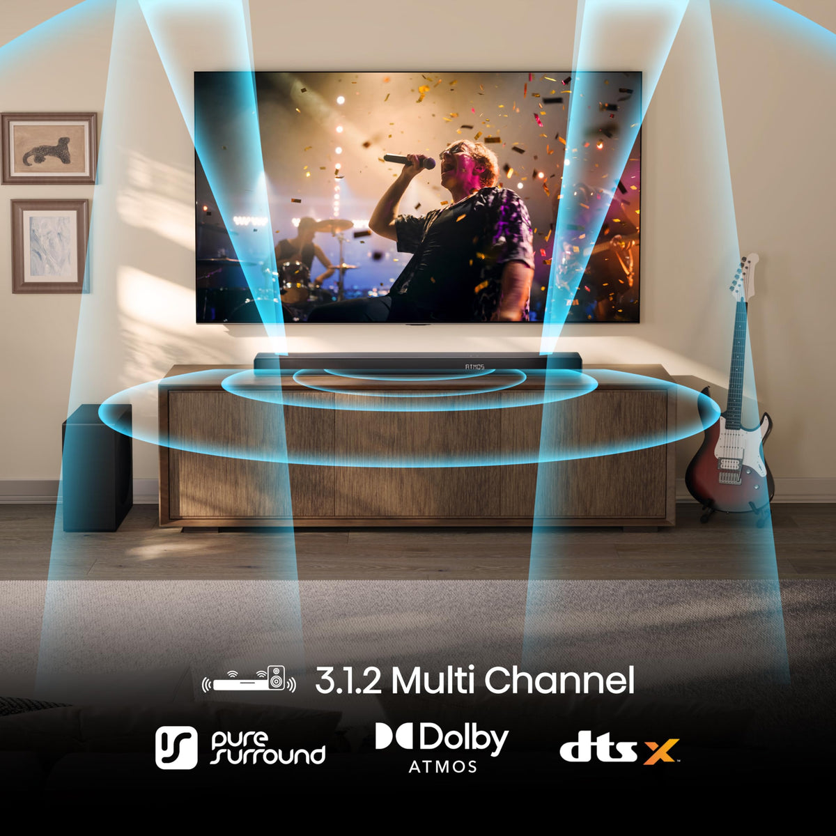 Hisense HS2000 2.1 CH All-In-One Soundbar for TV