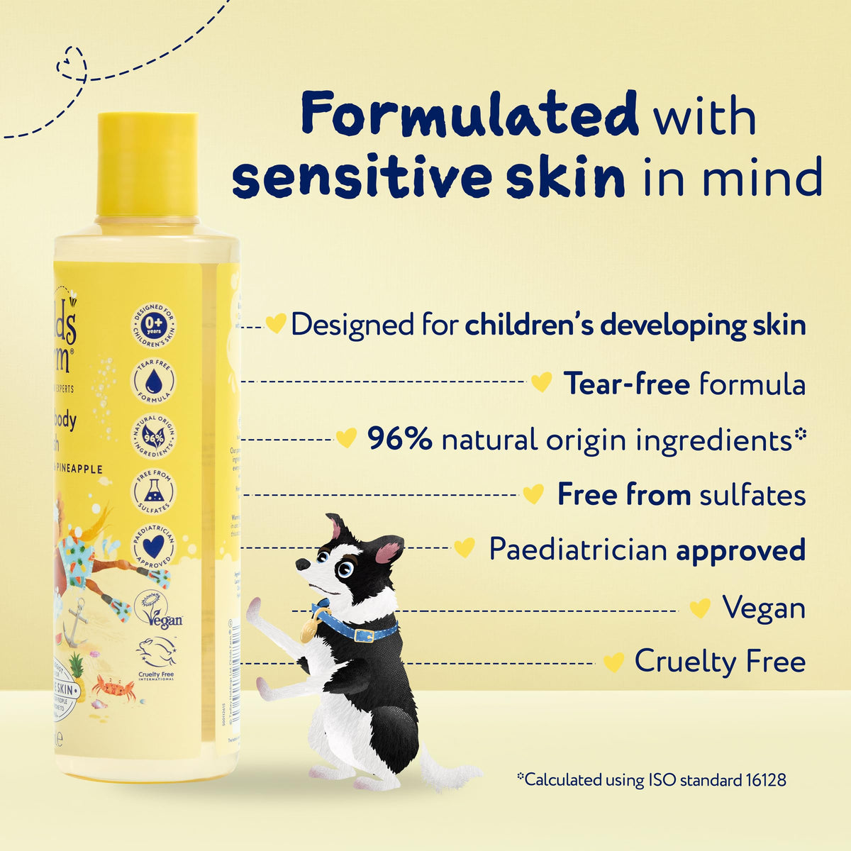 Childs Farm Kids Hair & Body Wash, Sweet Orange | Tear-free, Gently Cleanses | Suitable for Dry, Sensitive Skin, 250ml