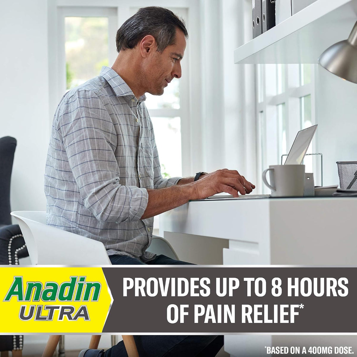 Anadin Ultra Ibuprofen Back & Muscle Pain Relief Liquid Capsules, Pack of 16