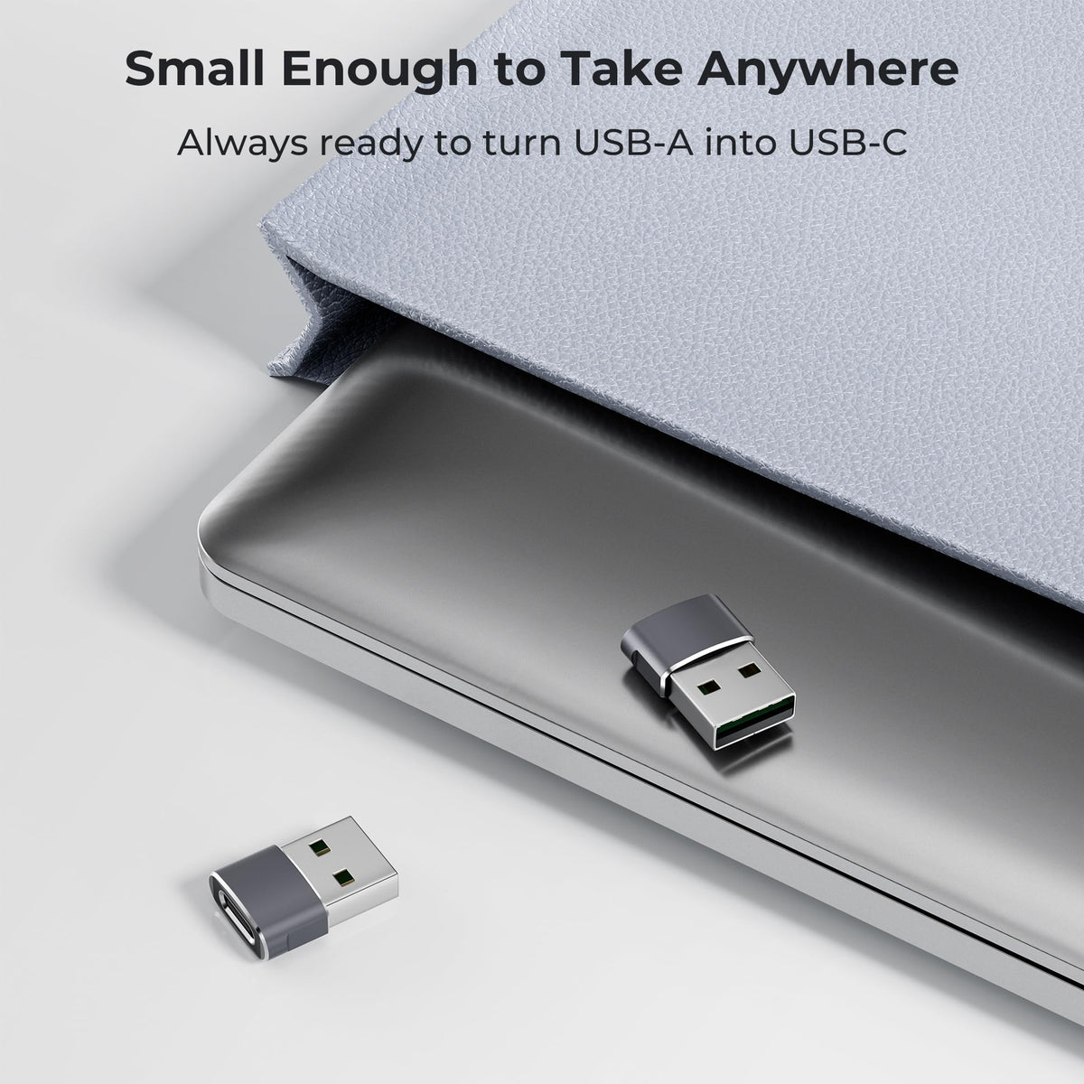 BASESAILOR USB to USB C Adapter,USBC Female to USB A Male Adapter 3Pack