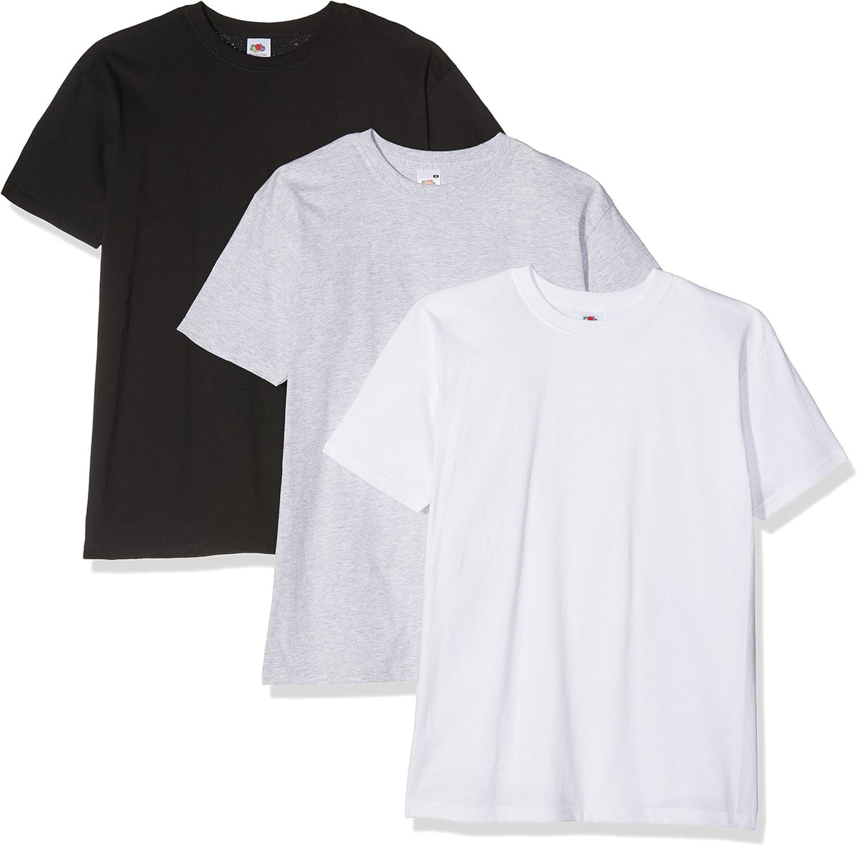 Fruit of the Loom Men's Super Premium Short Sleeve T-Shirt Pack of 3