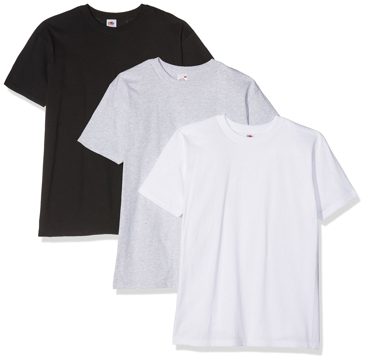 Fruit of the Loom Men's Super Premium Short Sleeve T-Shirt Pack of 3