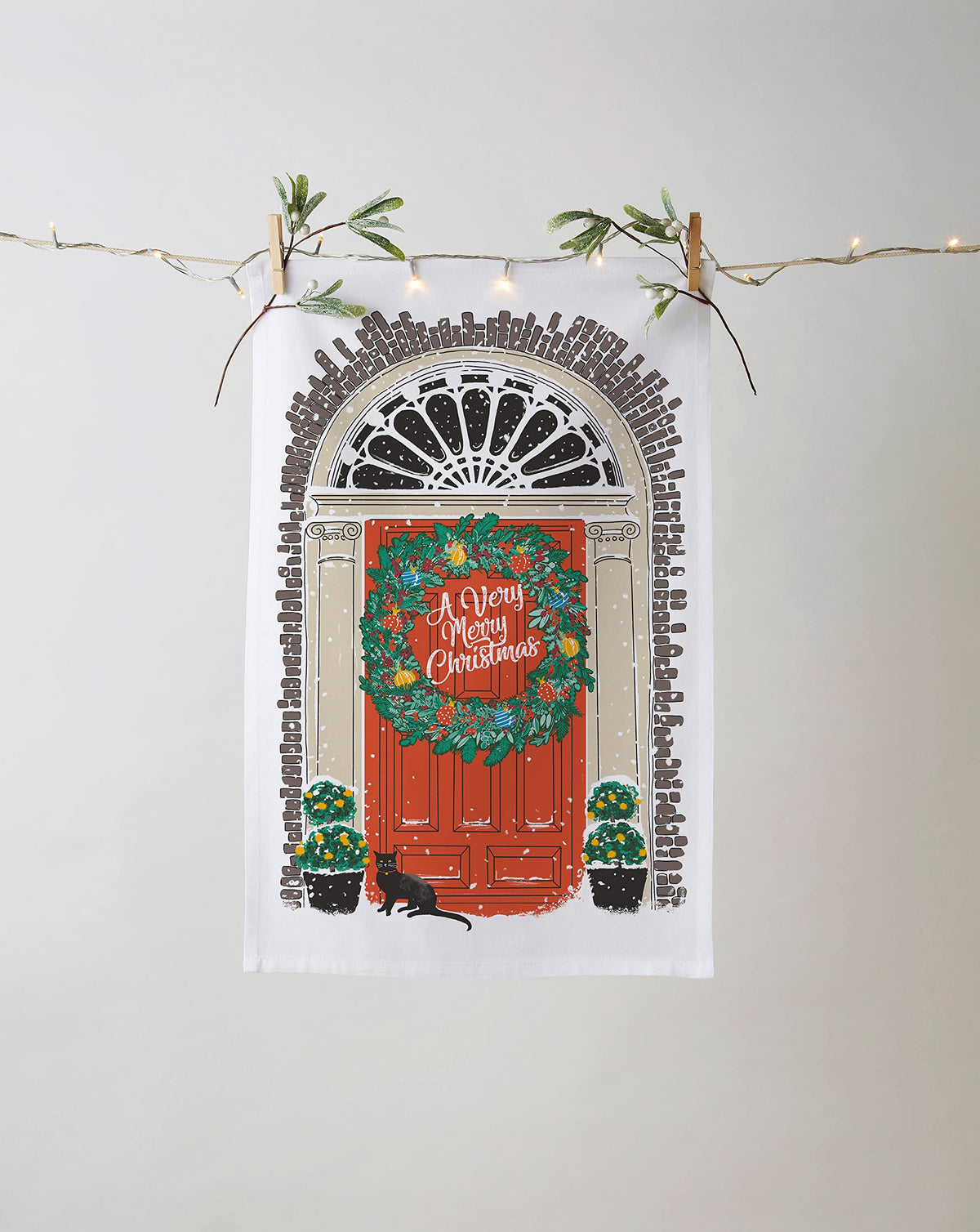 Ulster Weavers - The Twelve Days of Christmas Tea Towel (74 x 48cm) - 100% Cotton - Washable - Christmas Calendar Dish Cloths/Dish Towel - Christmas Countdown Tea Towel - Kitchen Accessories & Decor