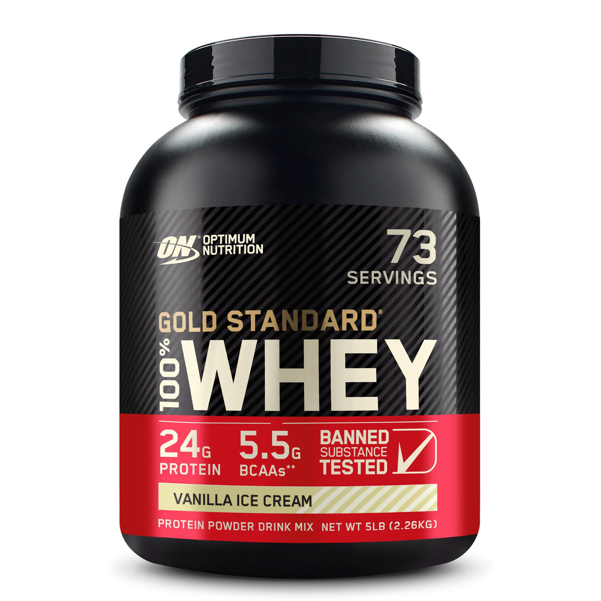 Optimum Nutrition Gold Standard 100% Whey Muscle Building and Recovery Protein Powder With Naturally Occurring Glutamine and BCAA Amino Acids, Double Rich Chocolate Flavour, Pack of 24, 24 x 31g