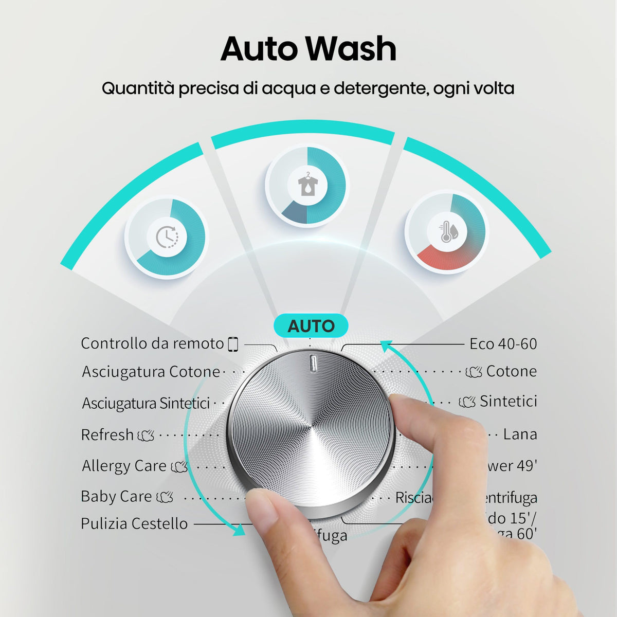 Hisense 3S Series WD3S8043BB3 Wifi Connected 8Kg and 5Kg Washer Dryer with 1400 rpm - Black - A-D Rated