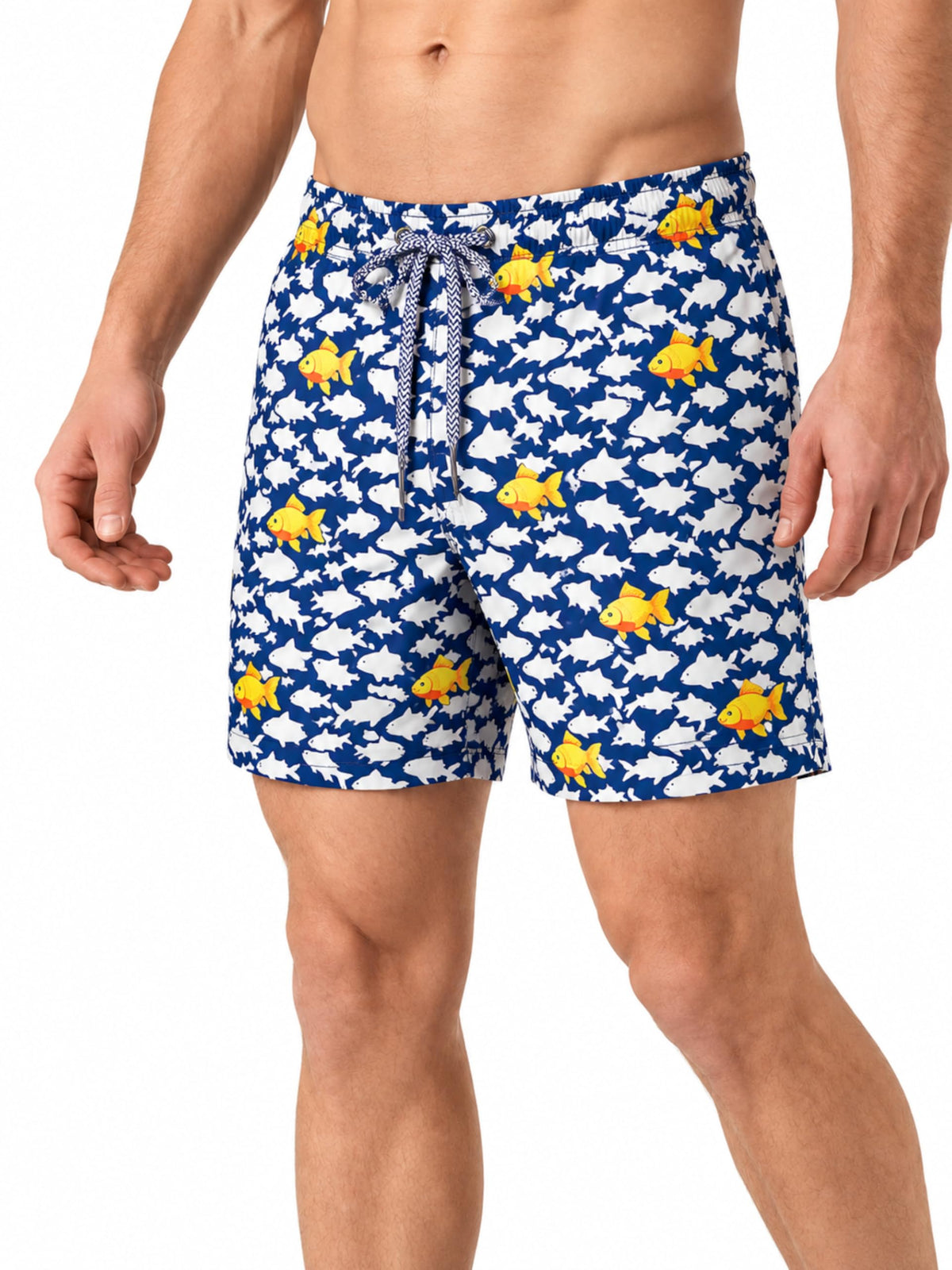 RIPT Men’s Quick Dry Swim Shorts Mesh Lining Drawstring UV 50 Beach Trunks