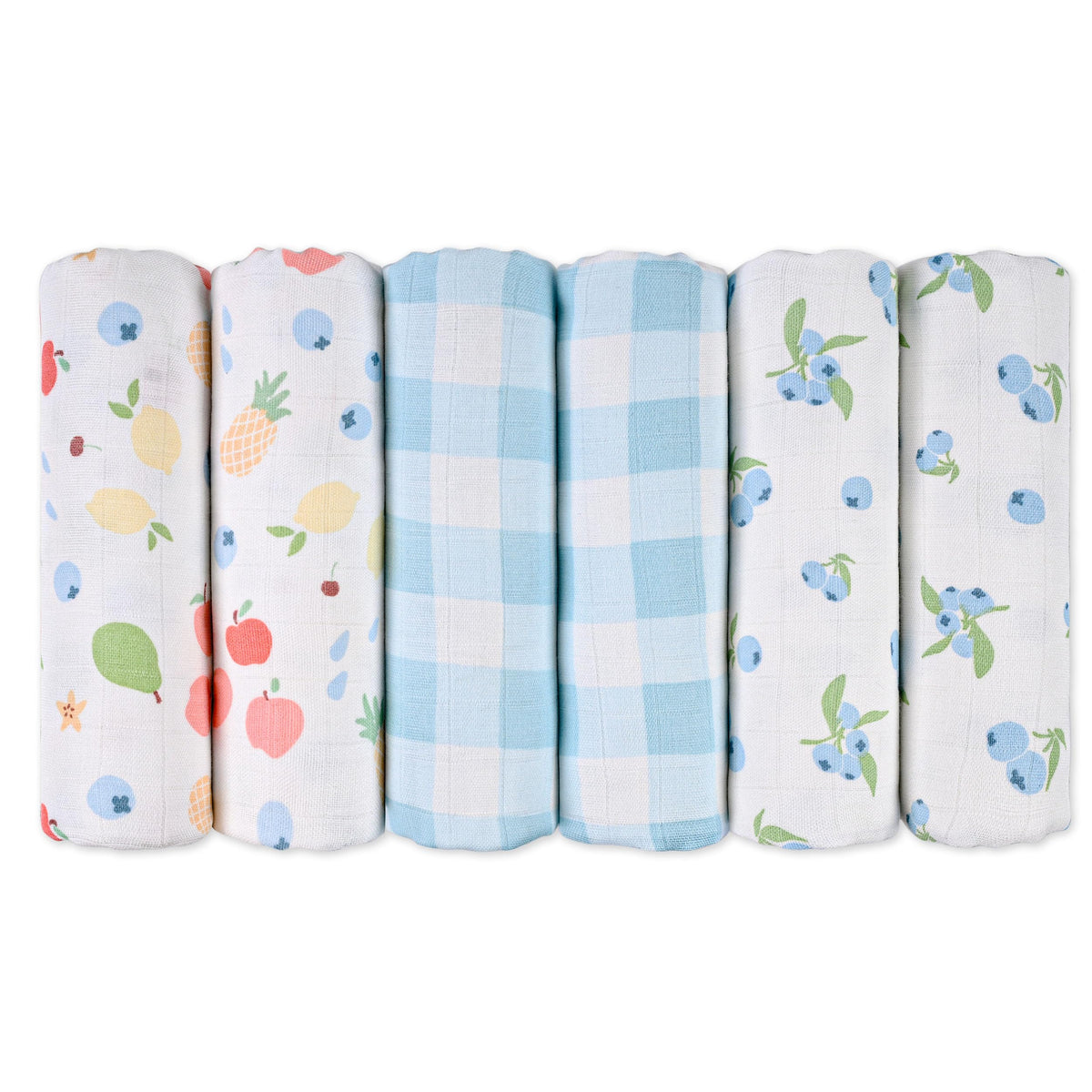 GLLQUEN BABY Muslin Squares Cloth for Baby 6pack 70cm x 70cm