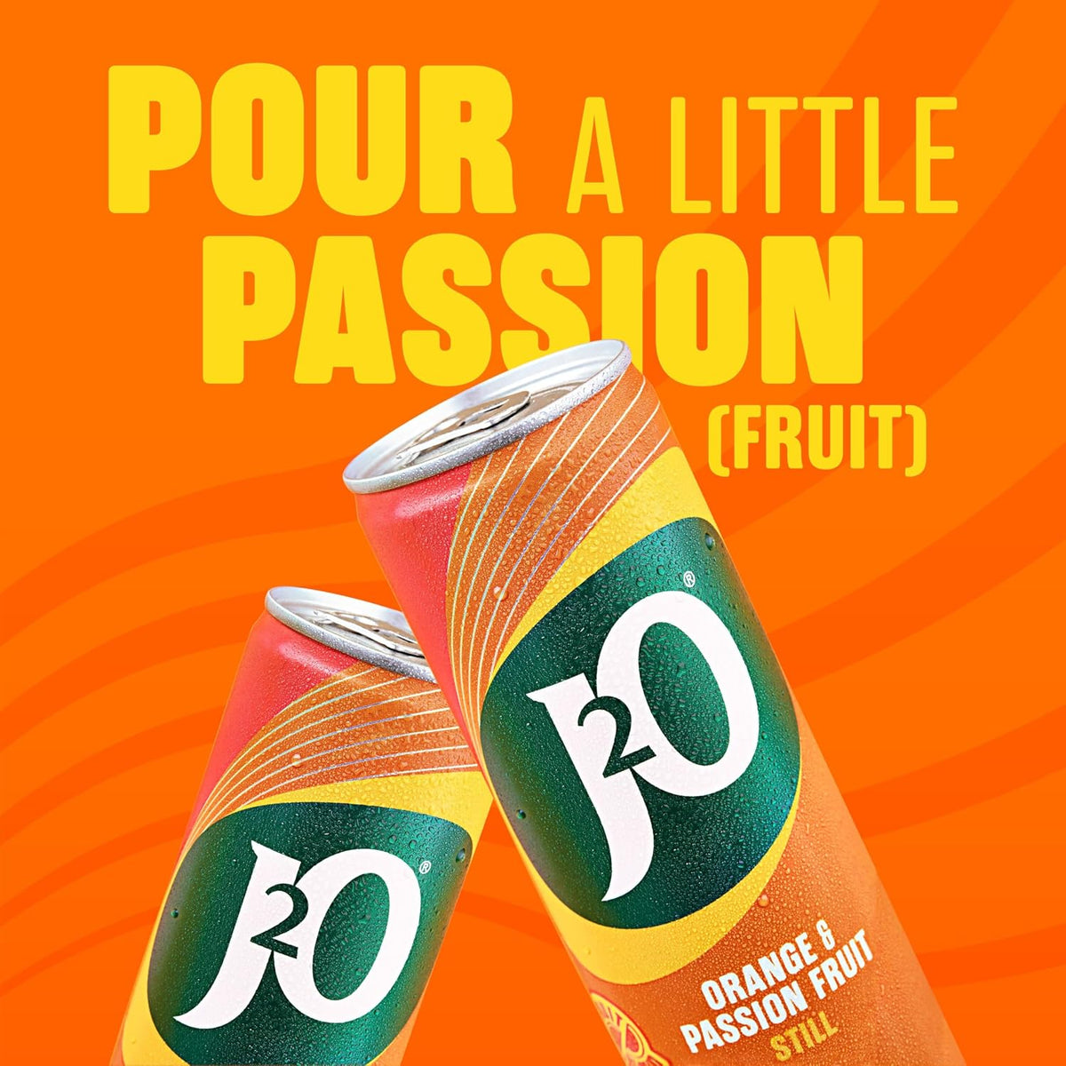 J2O Orange & Passionfruit Juice Blend | 250ml Can | 12 Pack