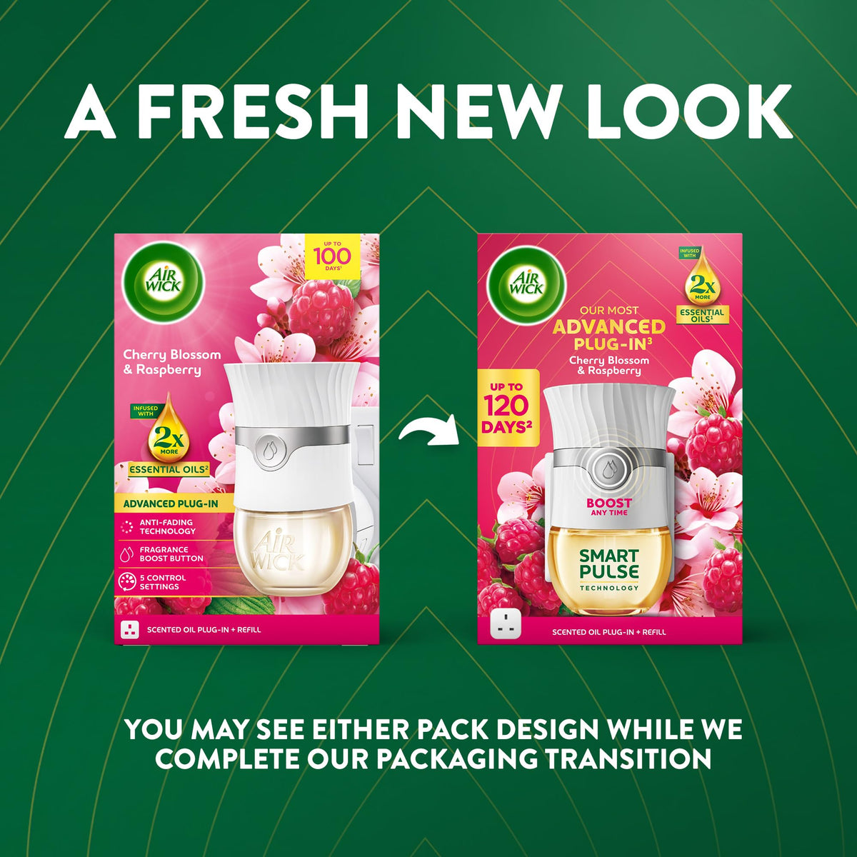 Air Wick Peony Garden Party Advanced Electrical Plug-in Kit 19ml, Lasts for up to 100 Days, Air Freshener