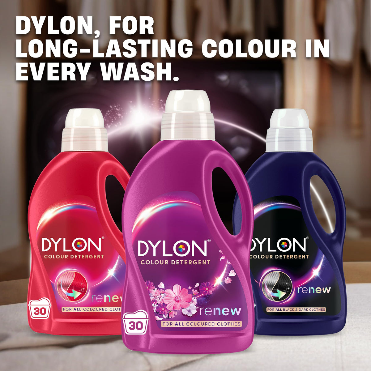 Dylon Blossom Colour Detergent Renew, 60 Wash Loads