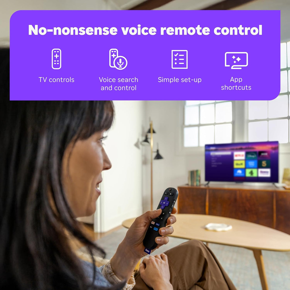 Roku® Streaming Stick™ 2025 – HD Roku Streaming Device for TV with Voice Remote – Free and Live TV