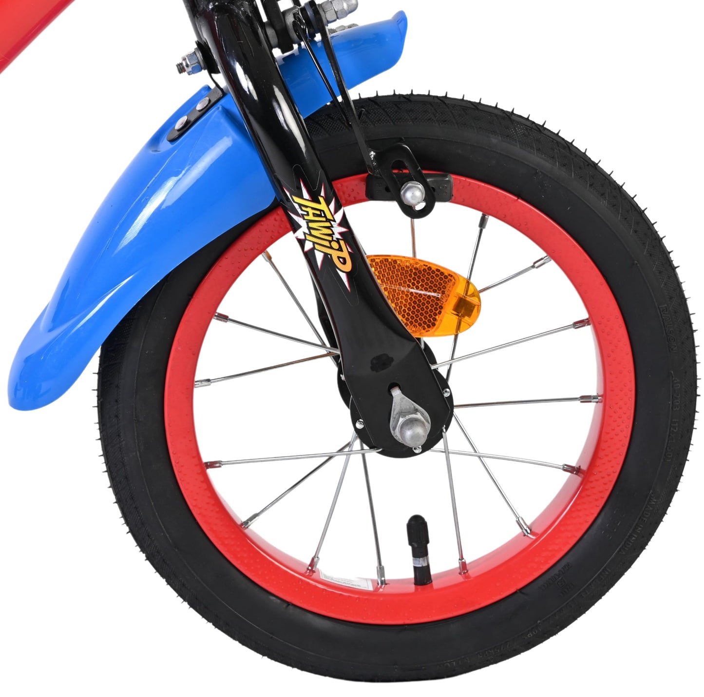 Volare Official Marvel Spider-Man Kids Bike 12" with Stabilisers — Ages 3-4