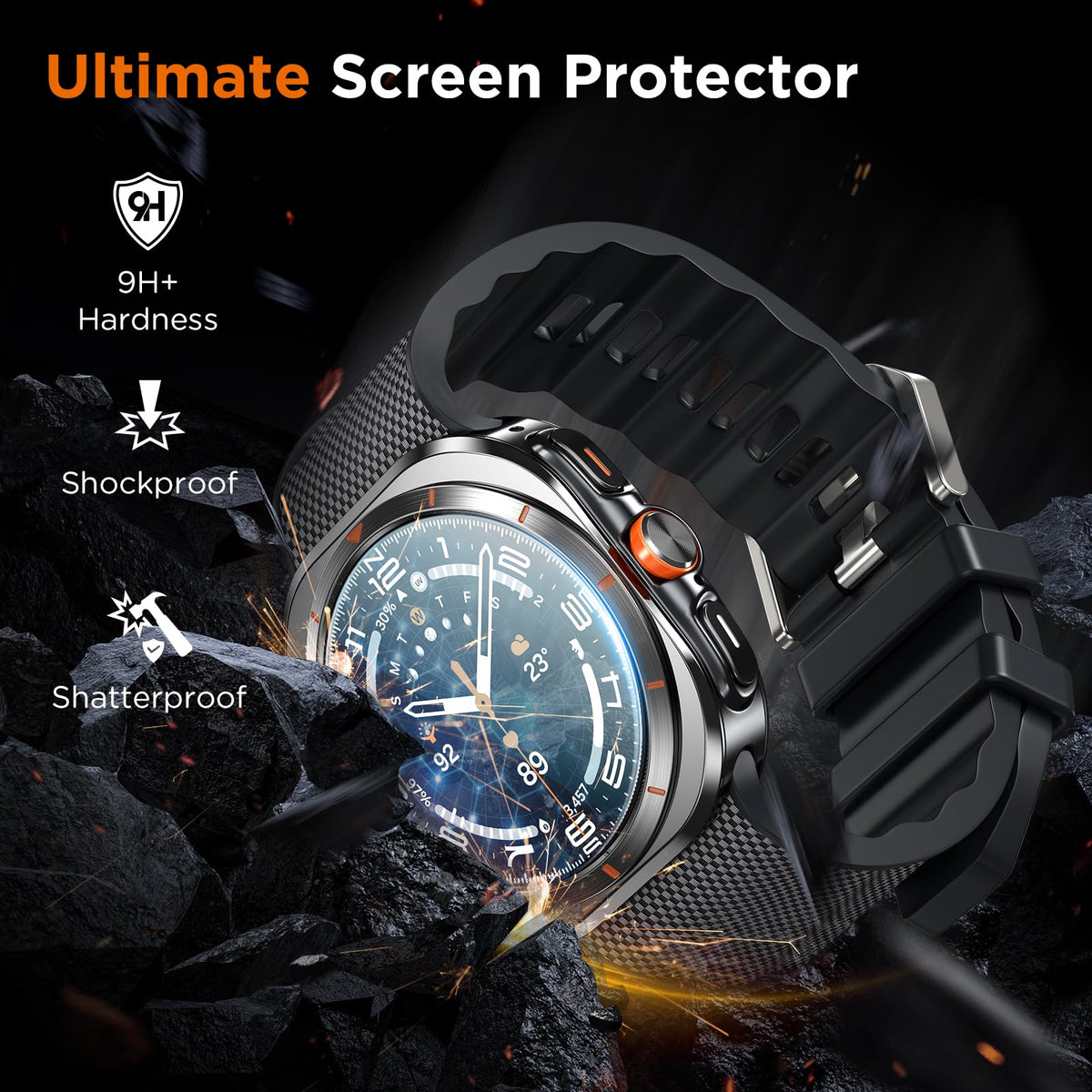 LK 6 Pack for Apple Watch Series 12/11/10 42mm Screen Protector