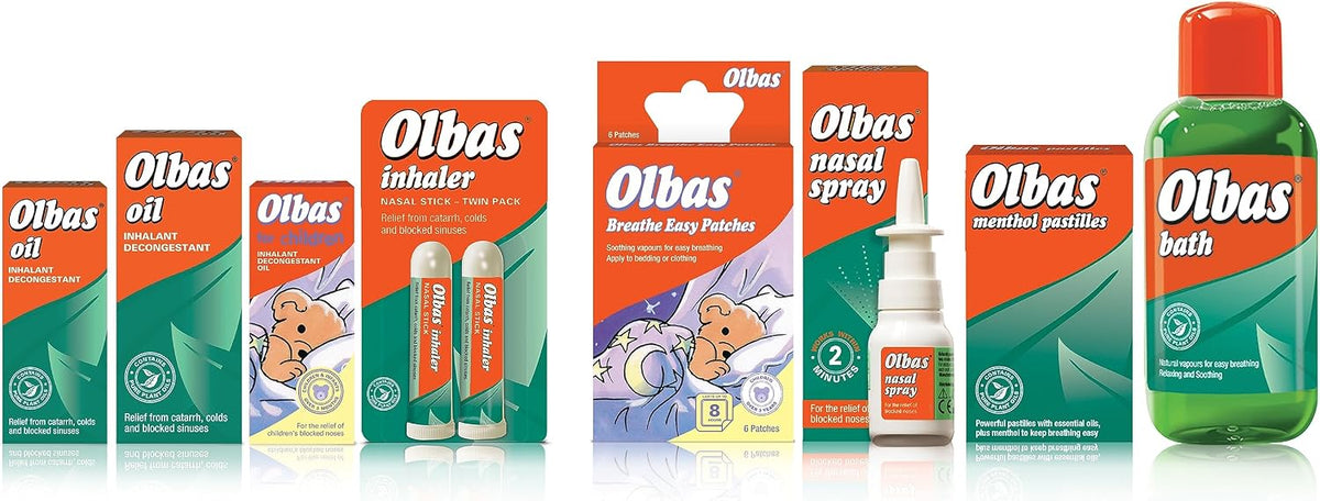 Olbas Oil 30ml - Inhalant Decongestant Oil - Relief from Catarrh, Colds & Blocked Sinuses