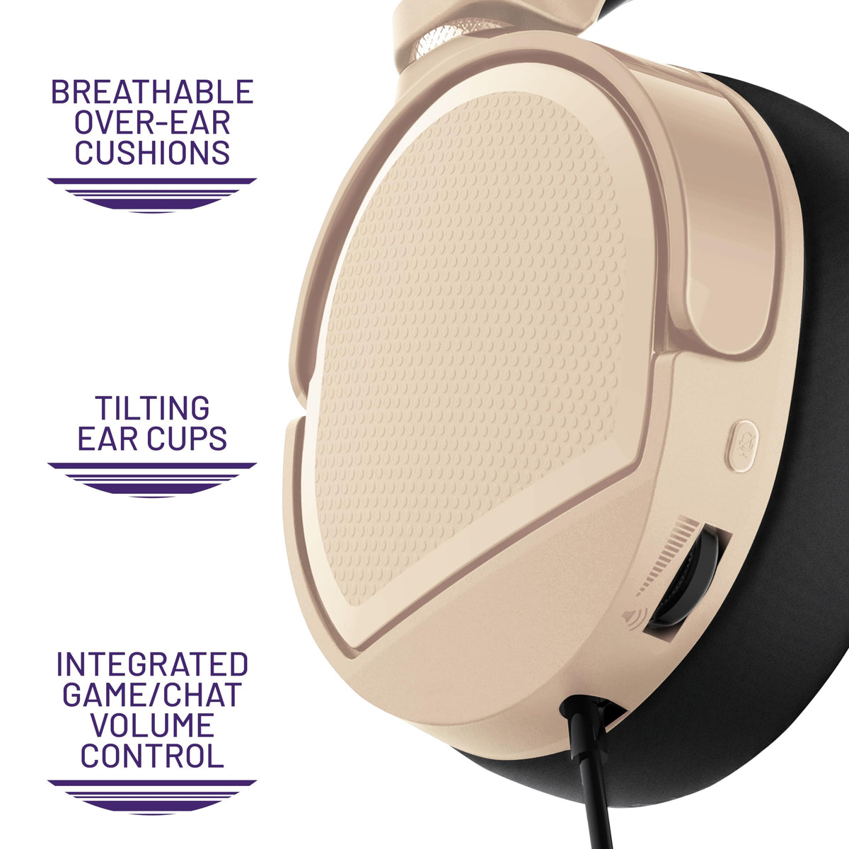 STEALTH PANTHER Sky - Over Ear Gaming Headset PS4/PS5, XBOX, Switch, PC with Flexible Mic, 3.5mm Jack, 1.5m Cable, Lightweight, Comfortable and Durable