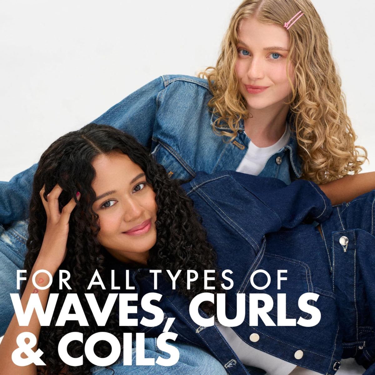 Umberto Giannini Curl Jelly Scrunching Jelly & Creme De Curl Control Cream Duo for Curly or Wavy Hair, Vegan & Cruelty Free, 2 Pack