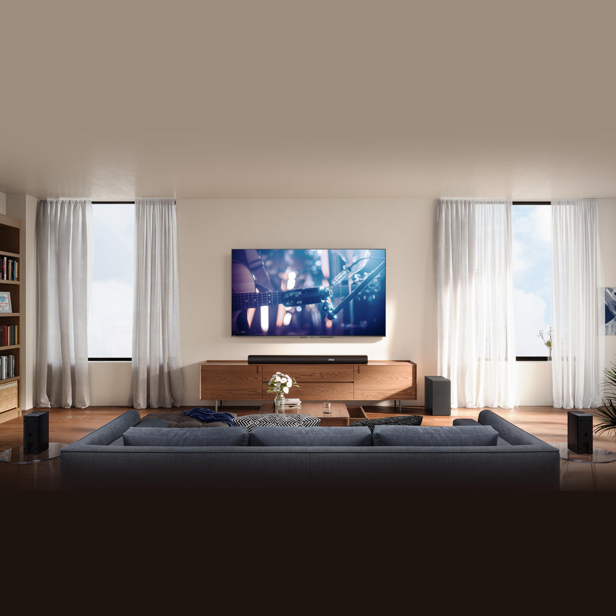 Hisense HS2000 2.1 CH All-In-One Soundbar for TV