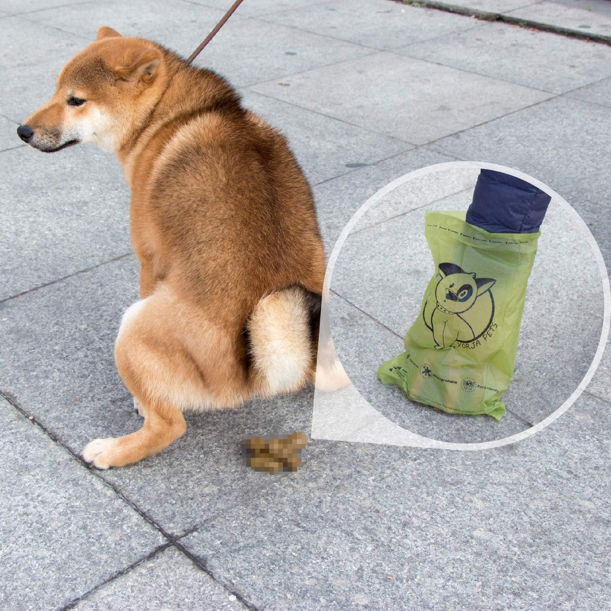 Dog Poo Bags, 360 Pet Poop Bags, Extra Thick and Strong 100% Leak-Proof Biodegradable Waste Bags