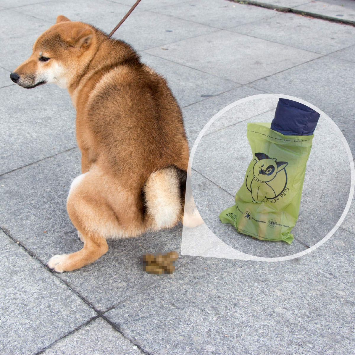 Dog Poo Bags, 360 Pet Poop Bags, Extra Thick and Strong 100% Leak-Proof Biodegradable Waste Bags