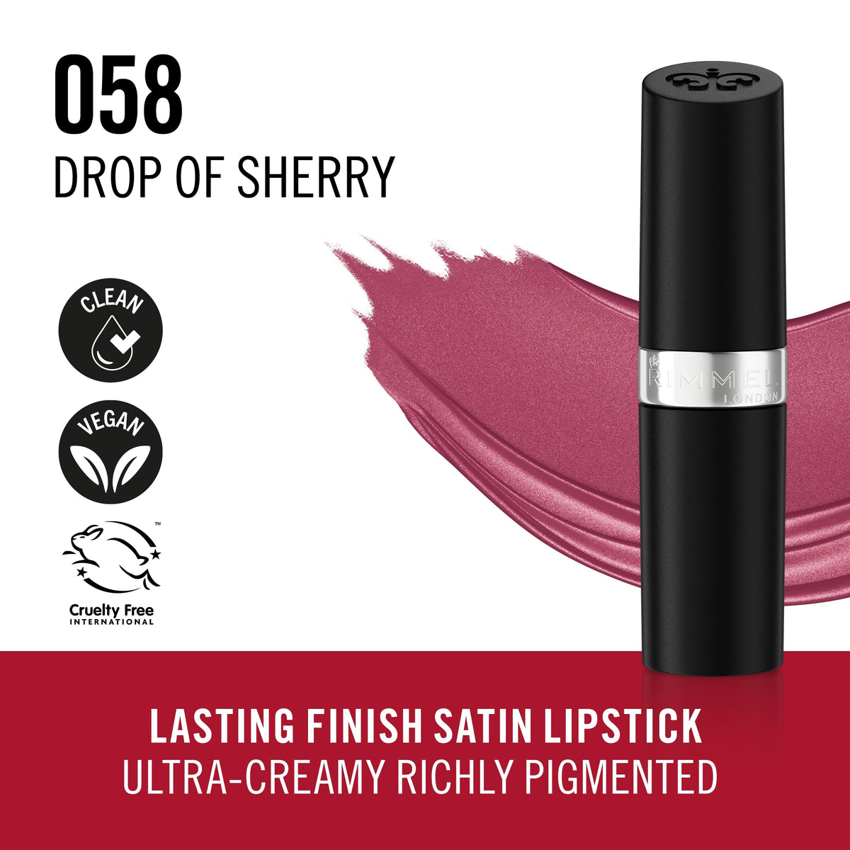 Rimmel Lipstick Lasting Finish Natural Birthday - 250 Nude Brown