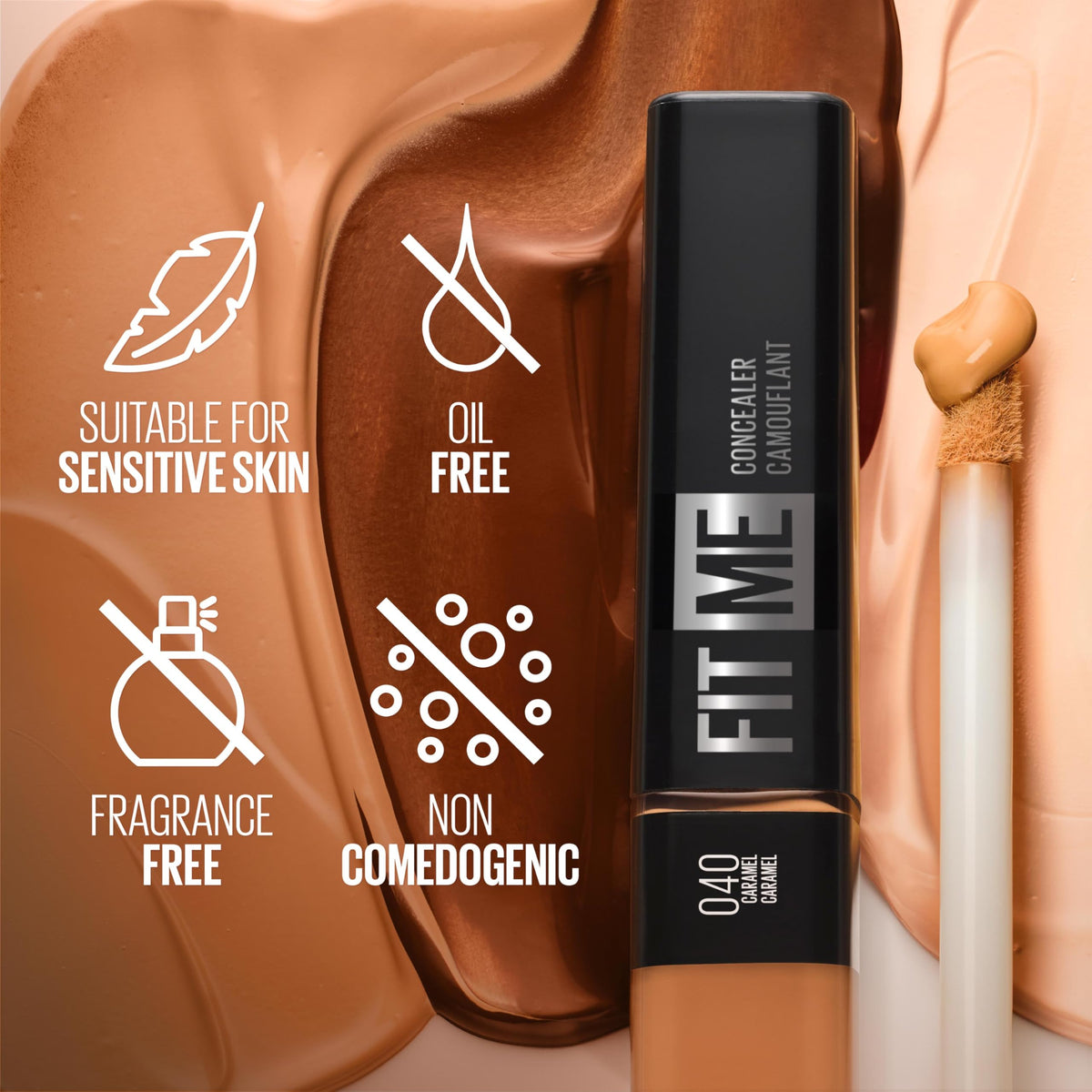 Maybelline Concealer Fit Me! Full Coverage Concealer Matte Finish 05 Ivory