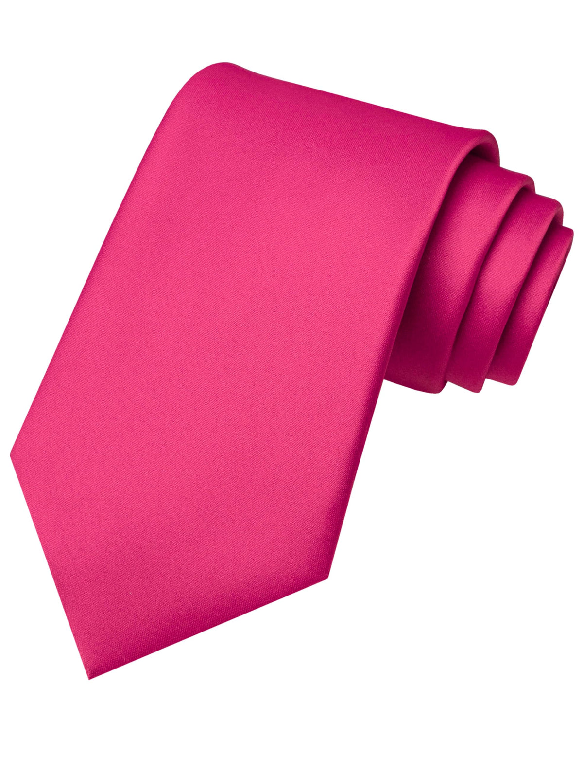 RBOCOTT Solid Color Tie Mens Necktie for Business and Wedding Party