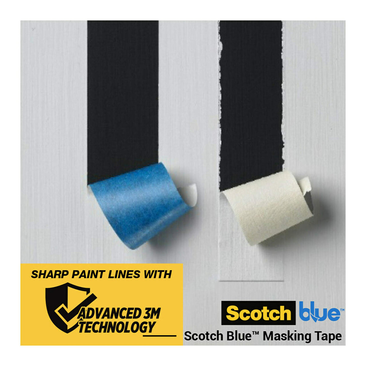 ScotchBlue Multi-Surface Premium Masking Tape, 24mm x 41m, 1 Roll/Pack - Scotch Adhesive Blue Painters Tape, For Painting and Decorating, Indoor & Outdoor, Sticks Well, 100% PEFC