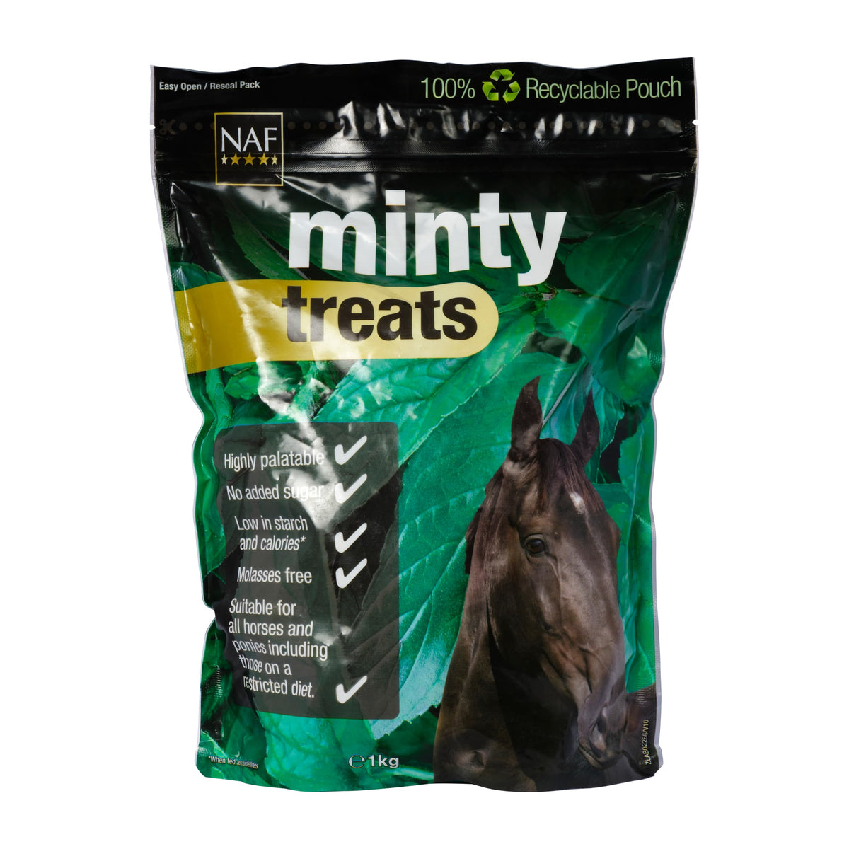 NAF Blueberry & Banana Horse Treats 1kg – Natural Low-Sugar Equine Snacks – Laminitis-Friendly Healthy Horse & Pony Treats – Nutritious Daily Reward for Training, Bonding & General Feeding