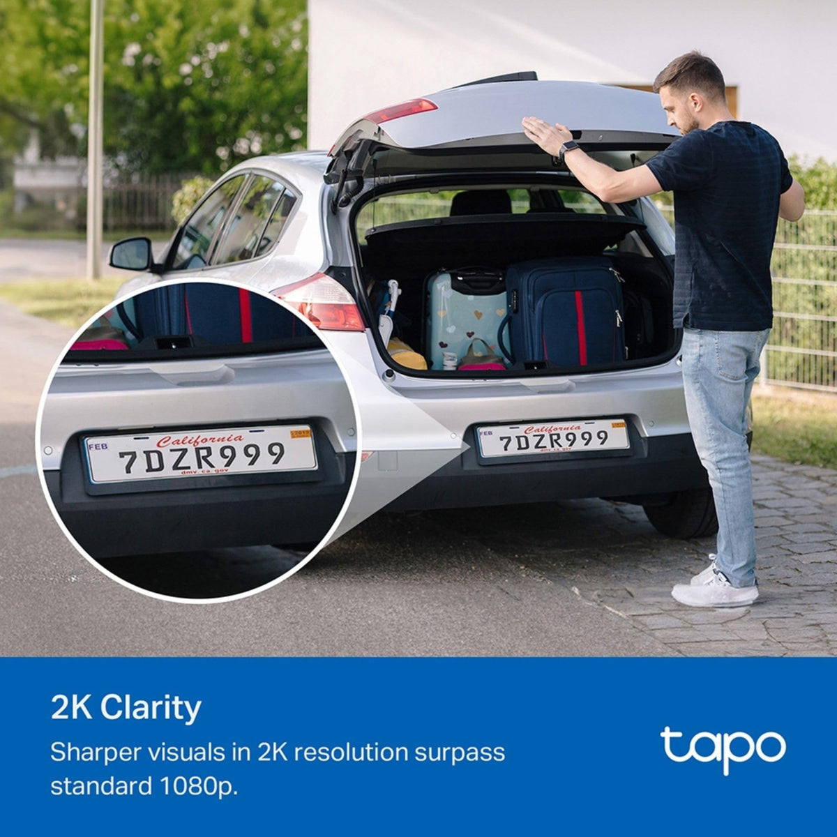 Tapo TC82 2K Battery Outdoor Security Camera Wireless