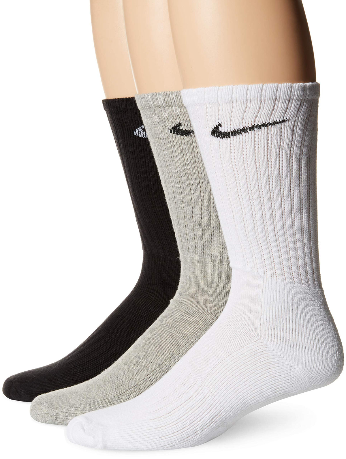 NIKE Unisex U Nk Everyday Csh Crw 3pr 132 Socks